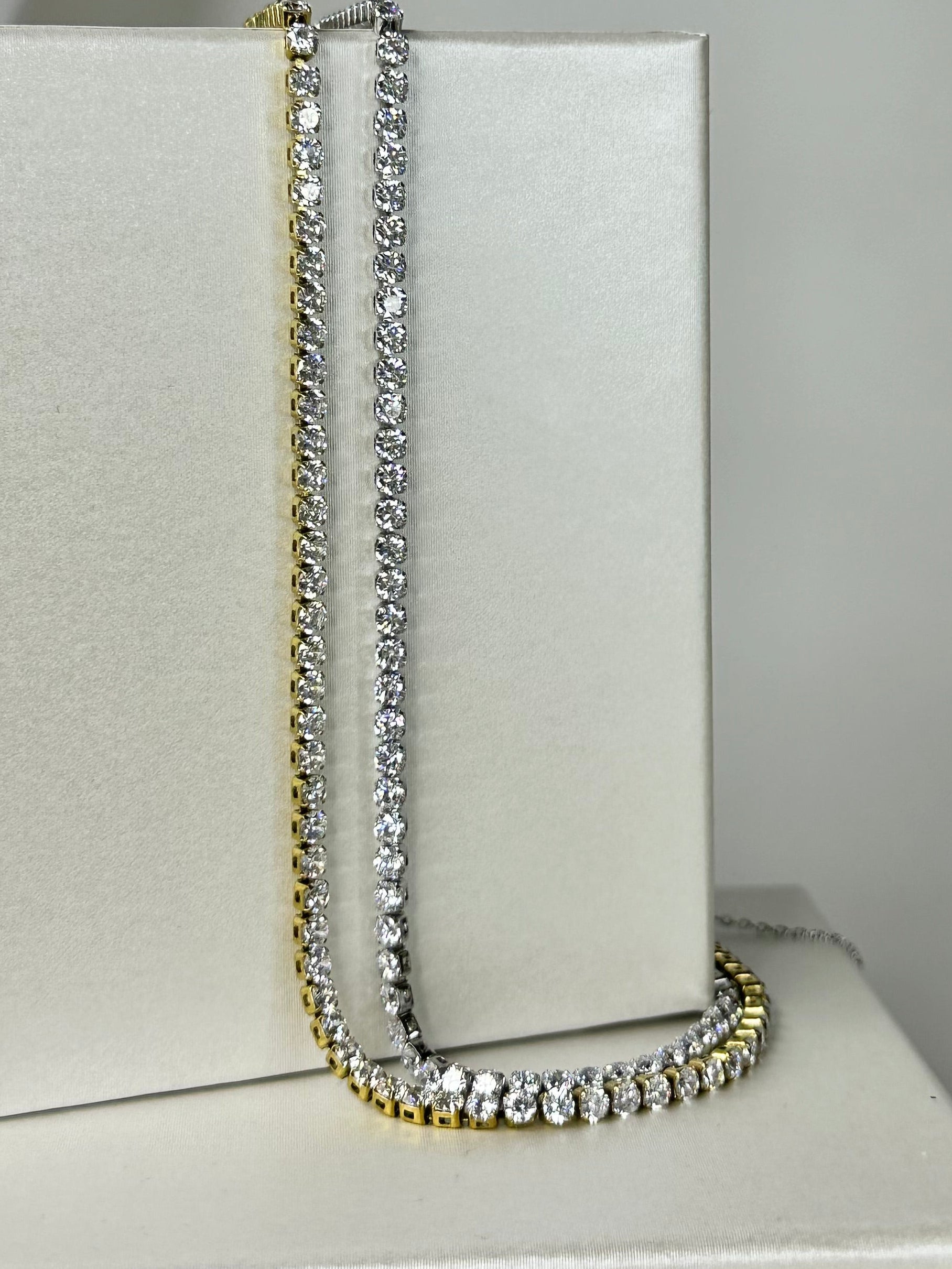 Collane tennis con cursore