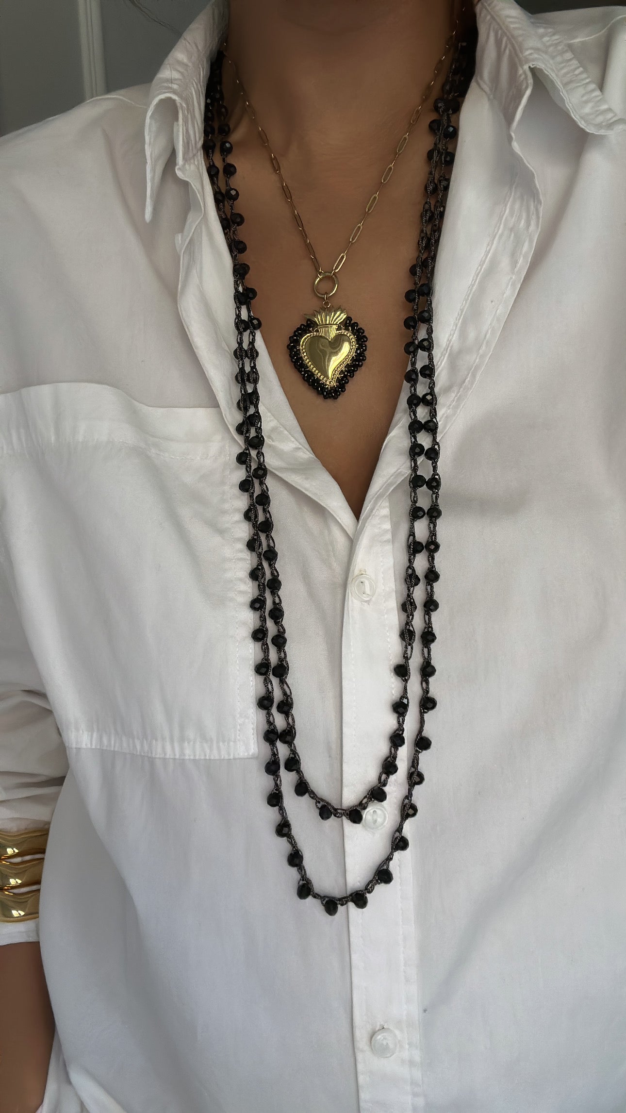 Collana con Cuore Sacro