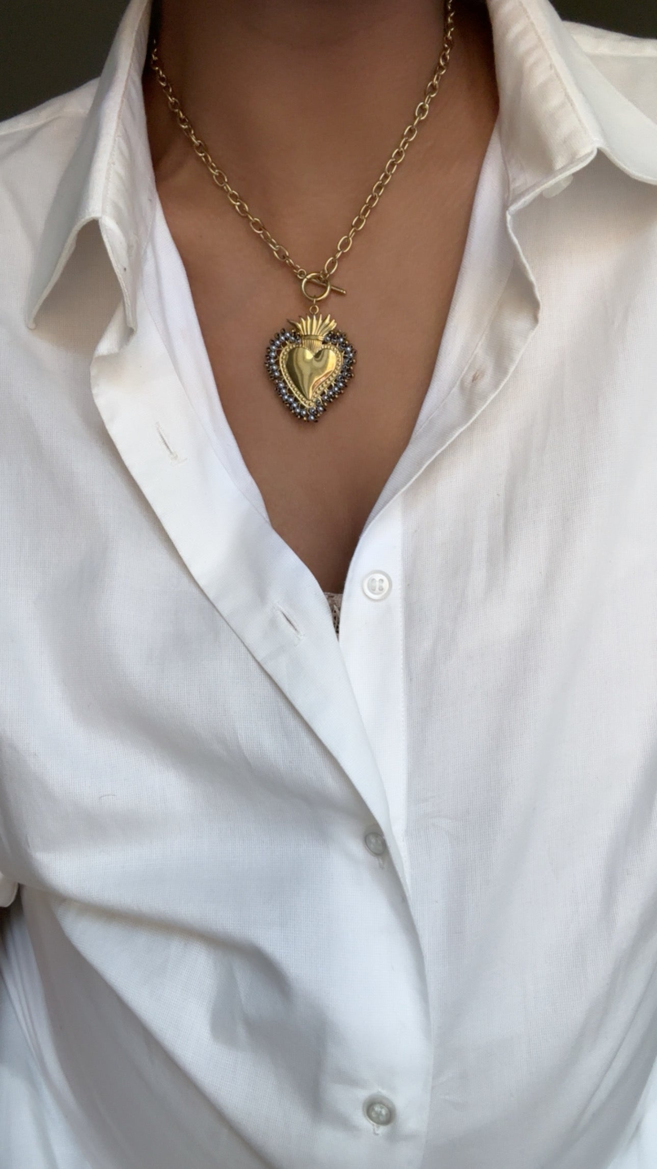 Cuore sacro cristal