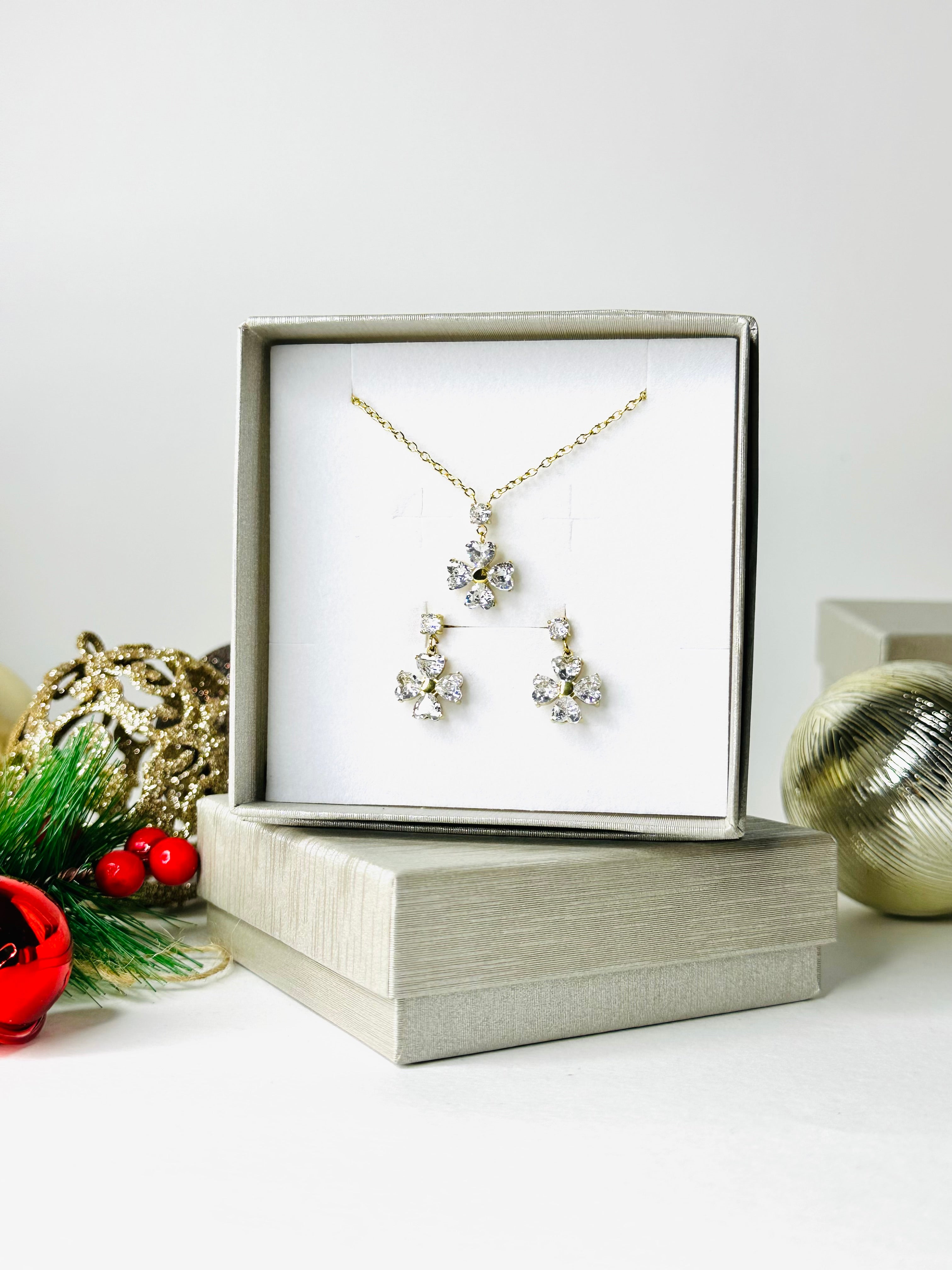 Box natalizia, quadrifoglio