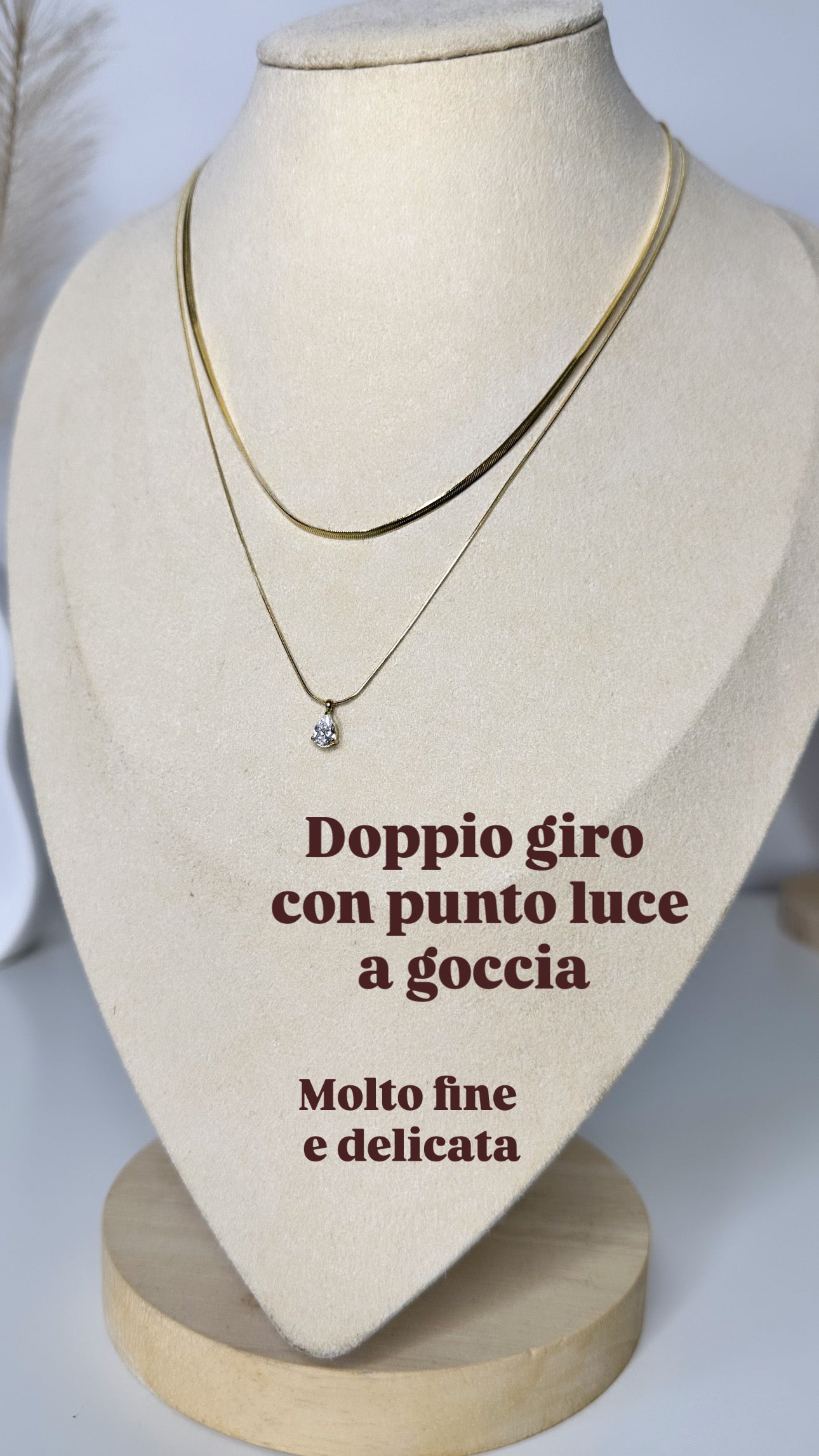 Collana goccia