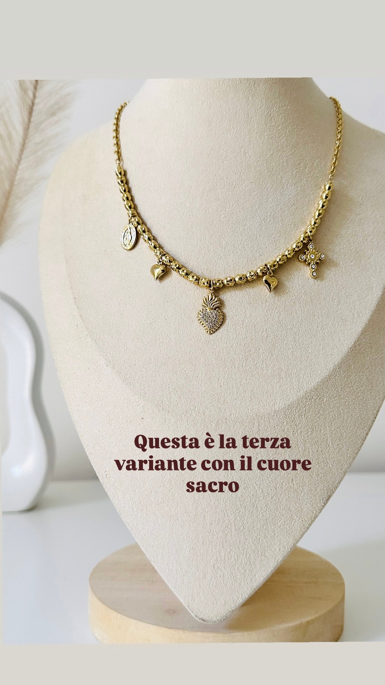 Collana sacro cuore