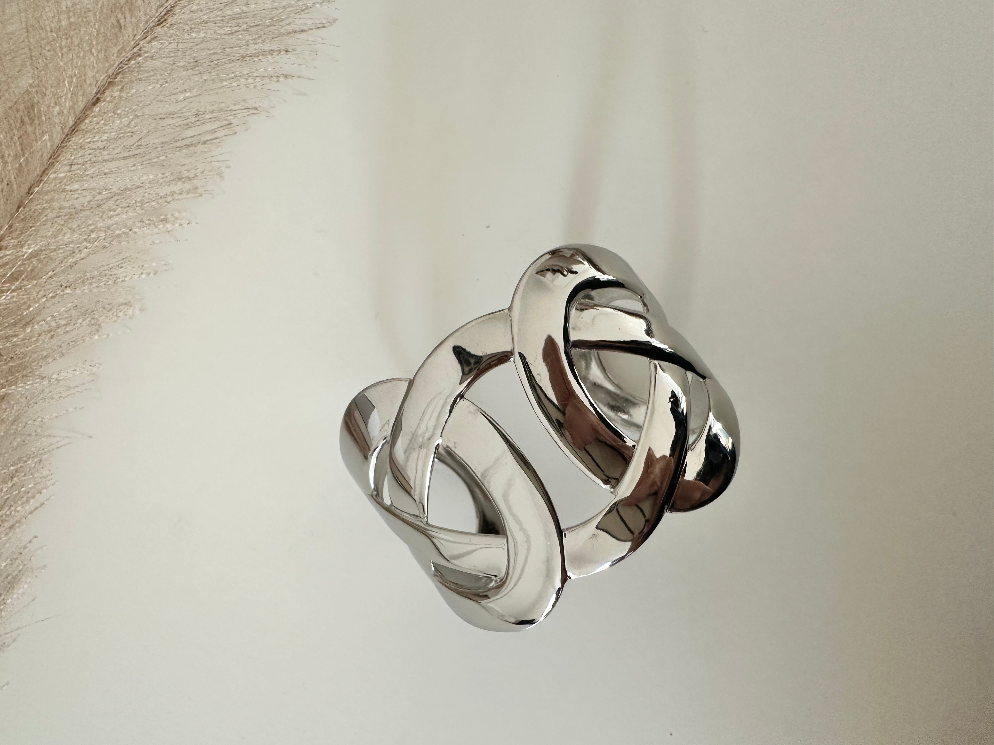 Braccialetto rigido intreccio