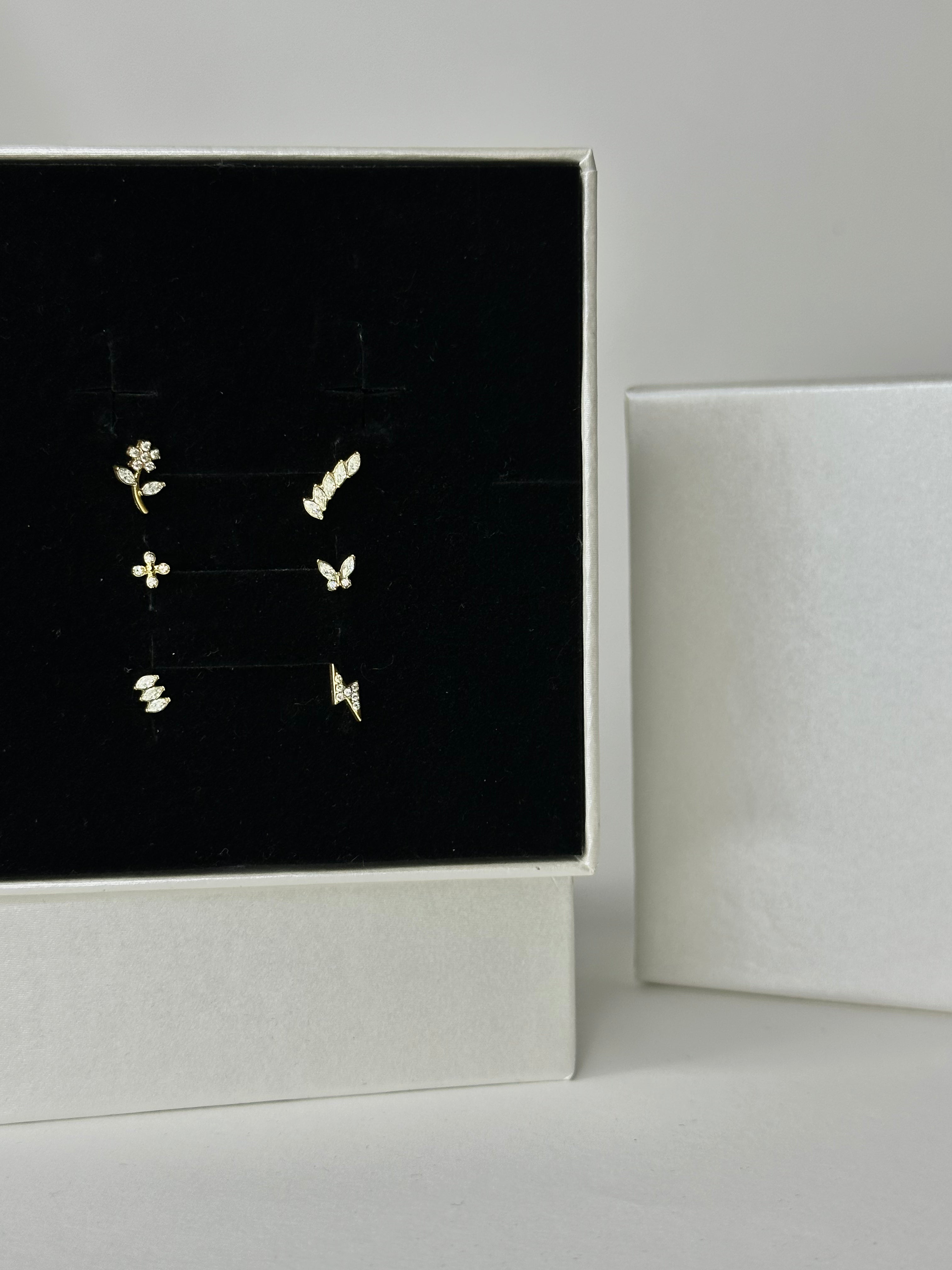 Set orecchini fleure