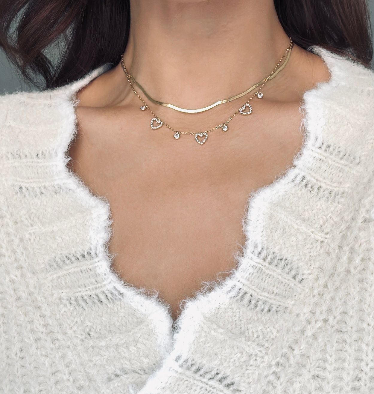collana cuori